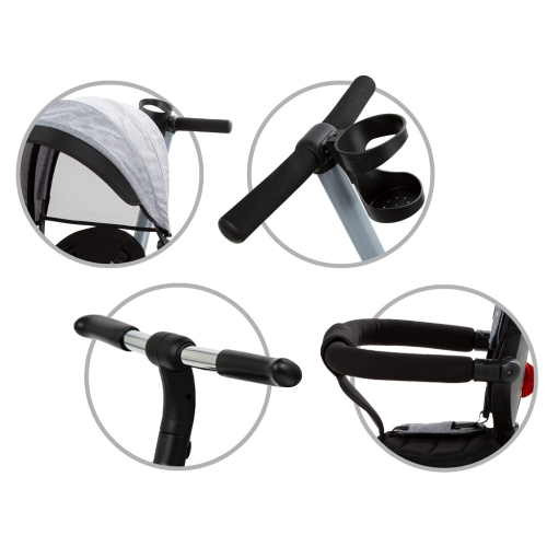 szary rowerek do prowadzenia